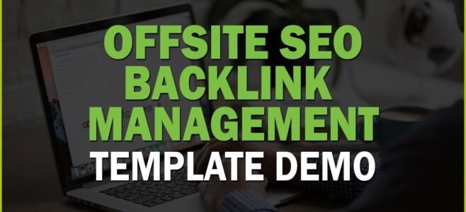 Offsite SEO Backlink Management Template Demo - Diggity Marketing